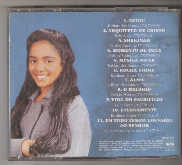 cantora Samara de Oliveira, Reliquia